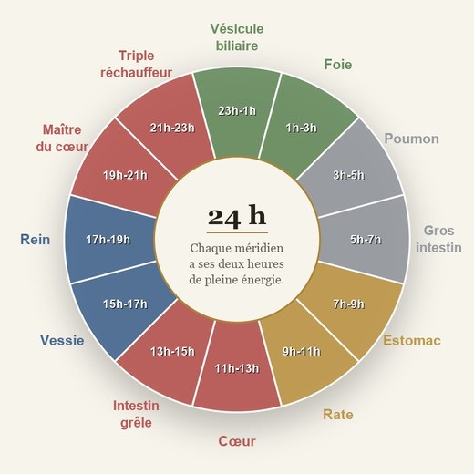 L&rsquo;horloge des douze m&eacute;ridiens